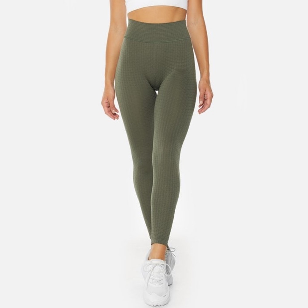 Small Olive Green Prozis Scrunch Leggings